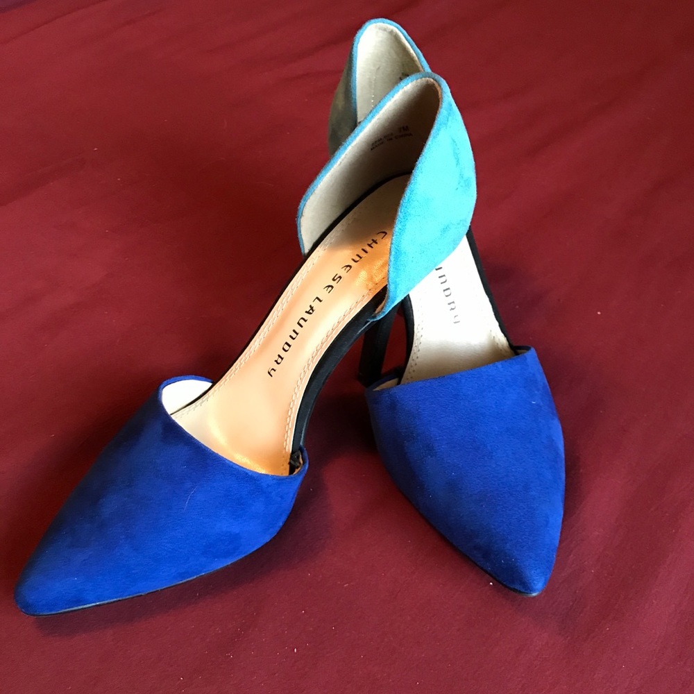 Royal Blue & Teal Blue Heels